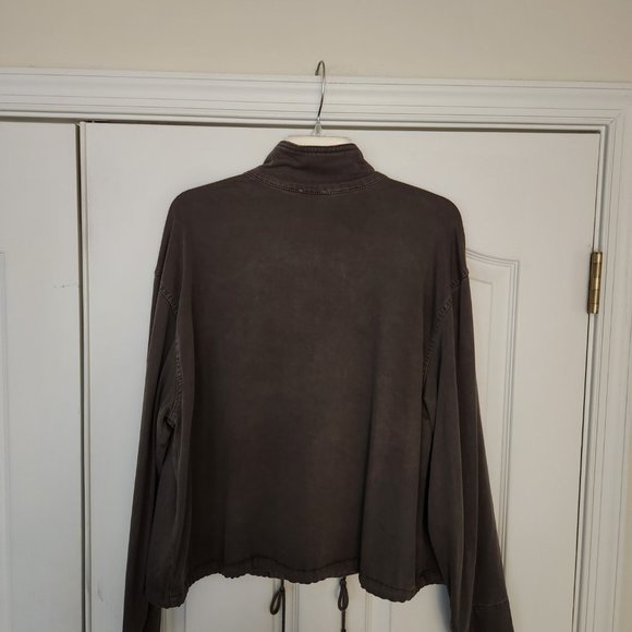 Nolan Miller NY Women’s Zip Front Stand Collar Front Pockets Jacket Olive Grn XL - Picture 9 of 14